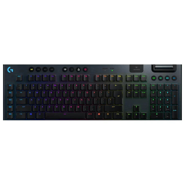 Logitech G915 Lightspeed Wireless RGB Mechanical Gaming Keyboard - Tactile - Tashqila Logitech G915 Lightspeed Wireless RGB Mechanical Gaming Keyboard - Tactile - Tashqila